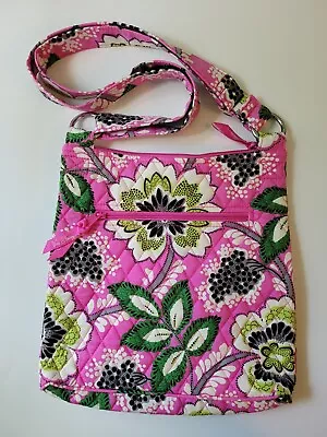 Vera Bradley Priscilla Pink Hipster Crossbody Shoulder Bag Purse • $18.99