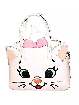 Loungefly Aristocats Marie Micro Dome Satchel Bag Purse White Brand Cosplay NEW • $125.95