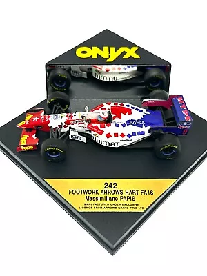 Boxed 1:43 Scale Onyx Arrows FA16 F1 Car - M Papis 1995 Diecast Model F1 Car • £8.99