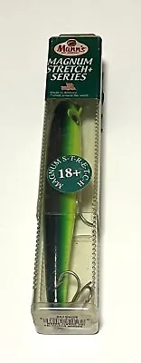 NEW! Mann's Bait Company Magnum Stretch + Series  18+ Heavy Duty Green Lure • $27