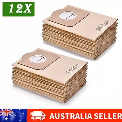 12x Vacuum Bags For KARCHER WD3 WD3.5P Premium MV3 MV3P WD3.300M A2504 WD3.330M • $27.29