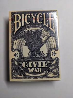 Bicycle Civil War Blue Playing Cards Deck 2014 Retired Air Cushion New Sealed • $19.98