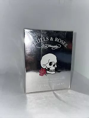 Ed Hardy SKULLS And ROSES 2.5oz/75mL EDT Spray For Women FACTORY SEALED BOX • $148