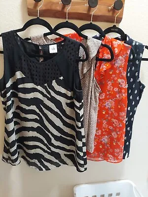 CAbi Lot Of 4 Tops For Spring/Summer Size S All Great Condition! Gorgeous! • $35