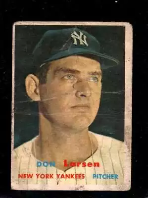 1957 Topps #175 Don Larsen Poor Yankees *x106869 • $6.75