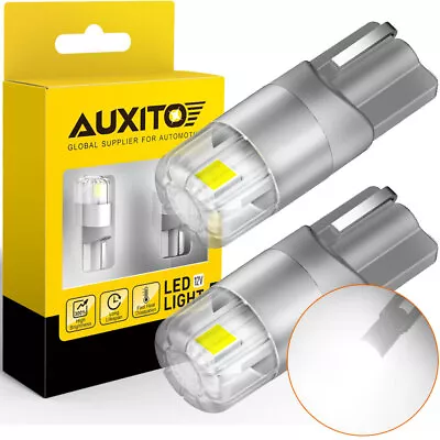 AUXITO Error CANBUS Free LED T10 Plate License Light Bulb 168 2825 194 White • $9.99