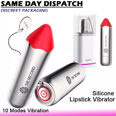 Discreet Lipstick Bullet Vibrator G Spot Clitoral Stimulator Love Egg Sex Toy • $79.95