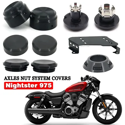 $29.44 • Buy For Harley Nightster 975 RH975S 2022 2023 Front Rear Axles System Nut Covers
