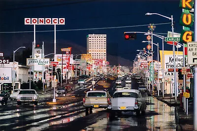 1969 Route 66 Albuquerque New Mexico 13 X 19  Photo Print • $16.96