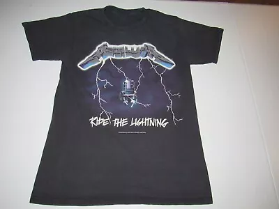 Metallica 2007 Ride The Lightning Men's Black Short Sleeve Shirt Size S • $4.99