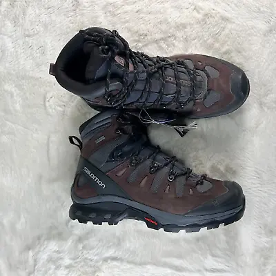 Salomon Quest 4D 3 GTX High Hiking Boots Waterproof Womens Size 9.5 Brown Black • £163.96