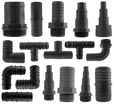 Pond /filter/fountain/waterfall/pump Pipe /connectors For Corrugated Pipe • £6.99