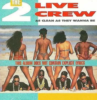 As Clean As They Wanna Be By The 2 Live Crew (CD Jun-1996 Lil' Joe Records) • $9.28
