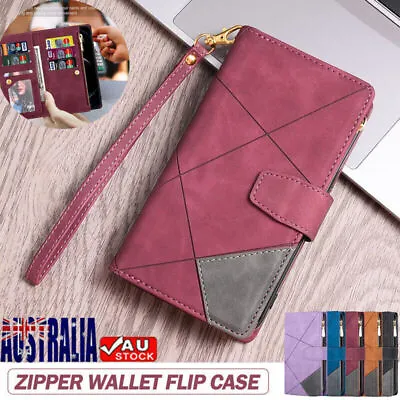 For Samsung S24 S23 S22 S21 S20 FE Ultra S10 Plus Flip Case Leather Wallet Cover • $16.99