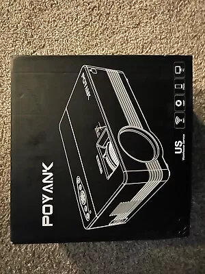 Poyank TP-01 WIFI Projector PJ0451 1080p Projector USB & HDMI Ports New • $48