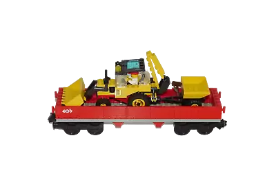 Lego® 9V RC TRAIN Railway 4543 Waggon Carriage Red Loading WAGON CAR Truck • $140.75