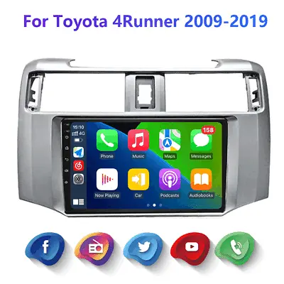Android 13 4-64GB For Toyota 4Runner 2009-2019 Car Stereo Radio Carplay WIFI CAM • $157.69