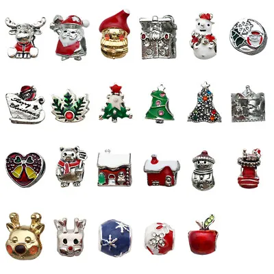 6pcs/lot Christmas Snow Elk Pendant Charm Pendants Accessories Jewelry Making • $3.23