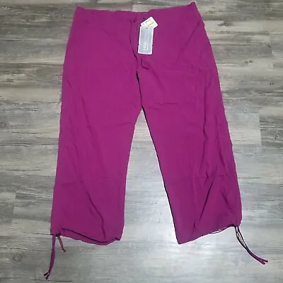 NEW Under Armour Pants Fitted Yoga Capri Cropped Scrub Bottoms Sz Large MSRP $99 • $55.54