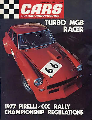Cars And Car Conversions January 1977 MGB Turbo Racer Leyland 1275GT Vizard  • $9.25