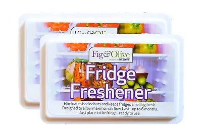 £3.29 • Buy Pack Of 2 Fridge Freshener | Odour Eliminator | Smell Fresh | Maximise Airflow