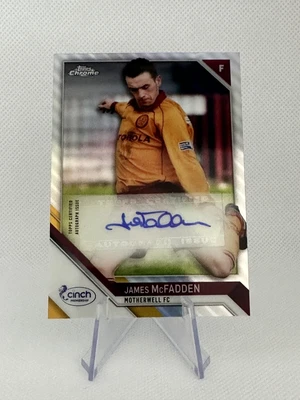 £0.99 • Buy Topps Spfl Chrome 21/22 James Mcfadden Base Autograph Motherwell Fc