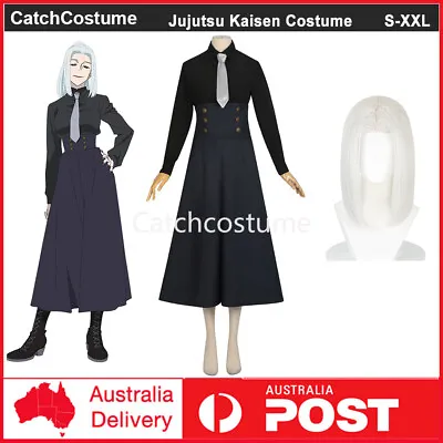 Anime Jujutsu Kaisen Mei Mei Cosplay Costume Wig Uniform Halloween Party Outfits • $23.31