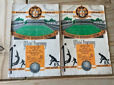 Wolves Wolverhampton Wanderers HOME Programmes 1960s • £2.50