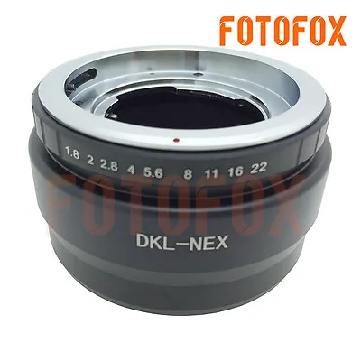 DKL-NEX Voigtlander Retina Deckel Lens To Sony NEX-7 5T A7 A7RII A6300 Adapter • $17.90