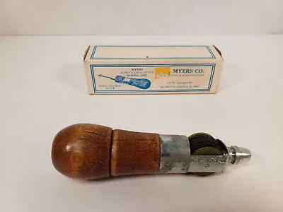 Myers Sewing Awl Combination Needles Instructions Box USA Vintage NOS • $8