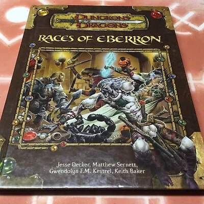 Races Of Eberron ~ Dungeons & Dragons 3rd/3.5 Player’s Handbook • $39.95