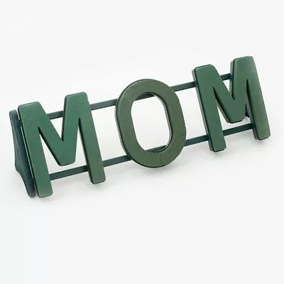 Oasis Foam (Val Spicer) Floral Tribute MOM Frame  Letters With Stand Attached.  • £15.95