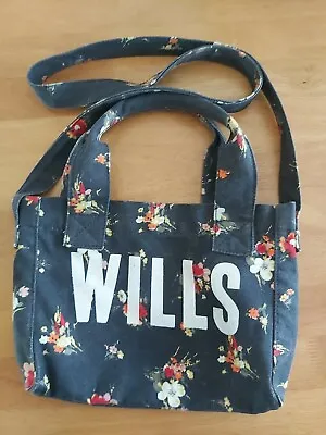 Floral Jack Wills Bag. Long Shoulder Strap & Carry Handles  • £15
