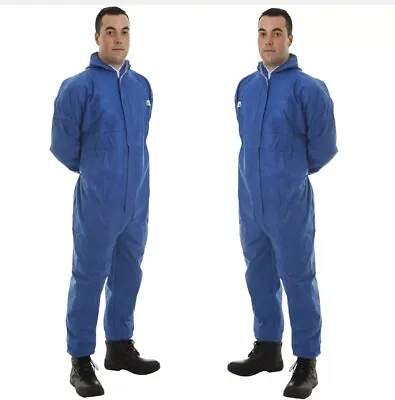 Supertex SMS Disposable Overall Suit Hood Paint Spraying Coverall Food Process L • £10.99