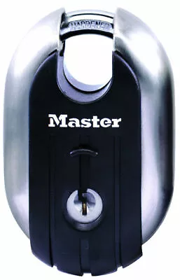 Masterlock High Security Keyed Padlock; 49mm Stainless Steel Body  189D • £17.90