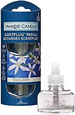 Yankee Candle ScentPlug Fragrance Refill Plug In Air Freshener Midnight Jasmine • £9.11