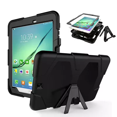 For Samsung Galaxy Tab S2 S3 S4 Dual Heavy Duty Shockproof Kickstand Case Cover • $22.99