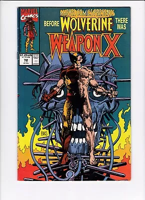 Marvel Comics Presents #72 1991 5.0 Very Good/Fine 1st Weapon X FREE SHIPPING • $17