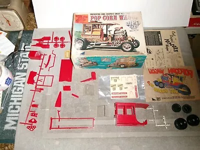 Mpc 1/20 Carl Caspers Pop Corn Wagon  Plastic Model Car Kit - Hard To Find • $45