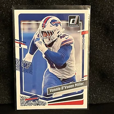 2023 Panini Donruss Vonnie B’Vsean Miller Full Name Variation SP #36 Bills • $5