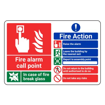 £1.99 • Buy Fire Action Notice - Do Not Take Risks Multi Sign