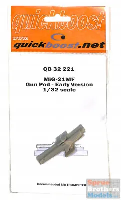 QBT32221 1:32 Quickboost MiG-21MF Fishbed Gun Pod - Early Version (TRP Kit) • $14.89