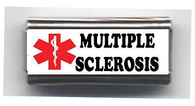 MS MULTIPLE SCLEROSIS Medical Alert Italian Photo Superlink 9mm Charms  • $12.95