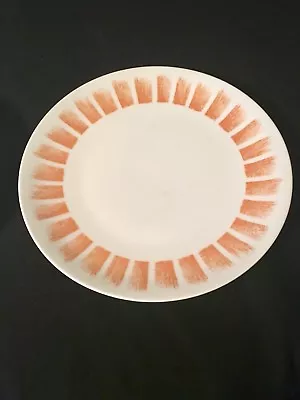 Mikasa Chop Plate Platter Sunglo Elite 2 White Orange Bursts 12  Narumi • $17.99