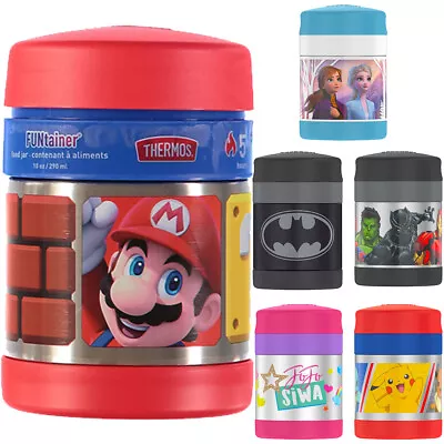$21.19 • Buy Thermos 10 Oz. Kids Funtainer Vacuum Insulated Stainless Steel Food Jar W/ Spoon