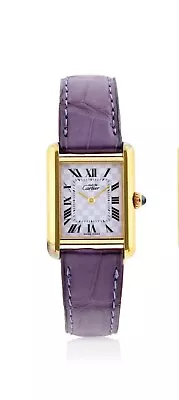 Must De Cartier Tank RARE Purple • $3199