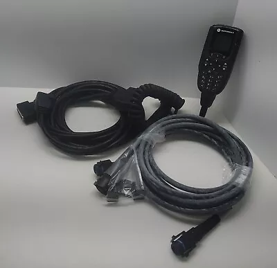 MOTOROLA  HANDHELD 03 Control Head APX8500 APX6500 XTL5000 With Accessory Cables • $1200