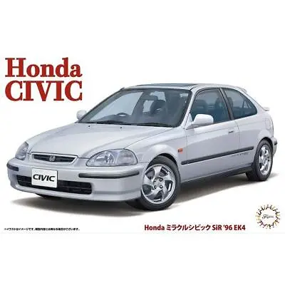 Fujimi 1/24 Scale Honda Miracle CIVIC SiR 1996 EK4 Plastic Model Kit ID-184 New  • $39.67