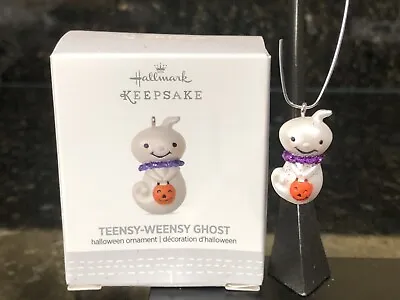 2017 Hallmark Keepsake TEENSY WEENSY GHOST Miniature Ornament • $23.70