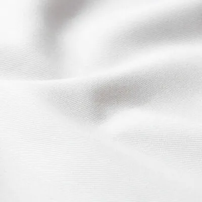 £5.70 • Buy 150 CM WIDE 100% Cotton FINE WEAVE TWILL COTTON FABRIC, WHITE , SOLD BY METRE